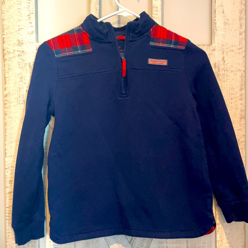 Vineyard Vines girls plaid shep shirt 10-12